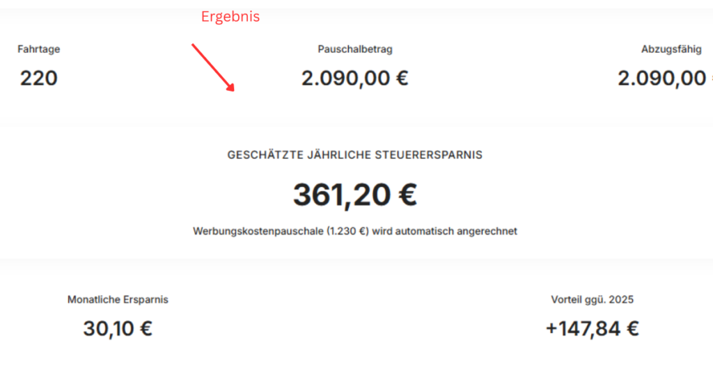 Kilometerpauschale