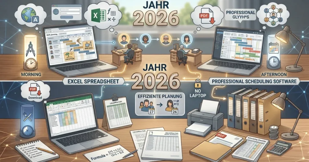 Dienstplan erstellen kostenlos ohne Anmeldung